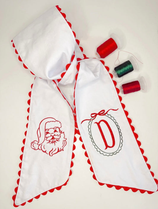Scalloped Wreath Sash