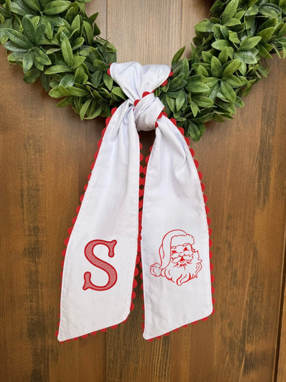 Scalloped Wreath Sash