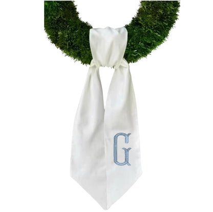 Solid Color Wreath Sash