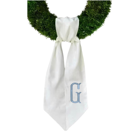 Solid Color Wreath Sash