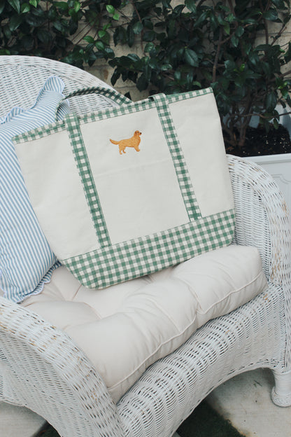 Gingham Tote Bag