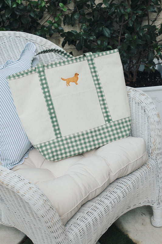 Gingham Tote Bag